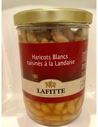 Landes cooking white beans