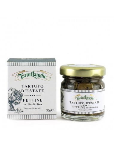 Tranches de truffe à l'huile d'olive...