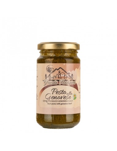 Pesto sauce with genoese basil 180gr
