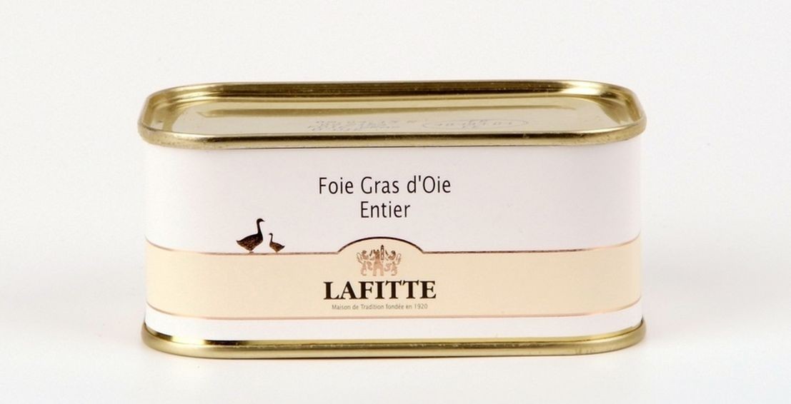 Boîte foie gras d'oie entier - 200 grs