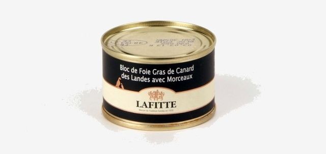 Bloc foie gras de canard avec morceaux - 65 grs