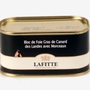 Bloc foie gras de canard avec morceaux - 130 grs